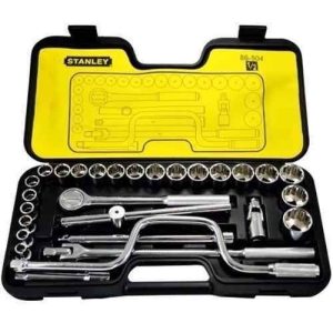Juego de dados 29 pz 1/2''mm 86-504 stanley