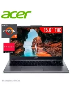 LAPTOP ACER ASPIRE AL15-41P-R27P RYZEN 7-5700U 16GB 512GB SSD 15.6 FHD FREEDOS