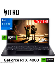 LAPTOP GAMER ACER ANV15-51-77DQ I7-13620H 32GB DDR5 512GB SSD GEFORCE RTX 4060 8GB 15.6 FHD 165HZ WINDOWS 11