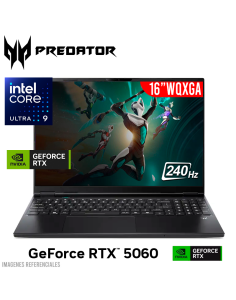 LAPTOP GAMER ACER PREDATOR HELIOS NEO PHN16S-71-91AW ULTRA 9-275HX 16GB 1TB SSD GEFORCE RTX 5060 8GB 16 WQXGA 240HZ WINDOWS 11