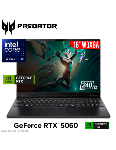 LAPTOP GAMER ACER PREDATOR HELIOS NEO PHN16S-71-91AW ULTRA 9-275HX 16GB 1TB SSD GEFORCE RTX 5060 8GB 16 WQXGA 240HZ WINDOWS 11