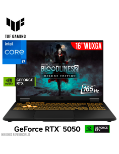 LAPTOP GAMER ASUS FX608JHR-RV006 I7-14650HX 16GB 1TB SSD GEFORCE RTX 5050 8GB 16 WUXGA 165HZ FREEDOS (90NR0NA1-M000Z0)