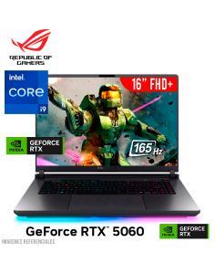 LAPTOP GAMER ASUS ROG STRIX G16 G615JMR-RV017W I9-14900HX 16GB 1TB SSD GEFORCE RTX 5060 8GB 16FHD+ 165HZ WINDOWS 11