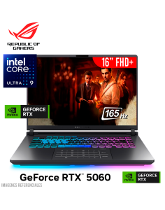 LAPTOP GAMER ASUS ROG STRIX G16 G615LM-RV015W ULTRA 9-275HX 16GB 1TB SSD GEFORCE RTX 5060 8GB 16FHD+ 165HZ WINDOWS 11