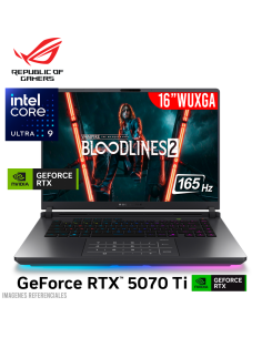 LAPTOP GAMER ASUS ROG STRIX G16 G615LR-RV030W 9-275HX 16GB 1TB SSD GEFORCE RTX 5070 TI 12GB 16 WUXGA WINDOWS 11 (90NR0LR1-M00110