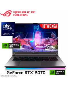 LAPTOP GAMER ASUS ROG STRIX G18 G815LP-IS96 ULTRA 9-275HX 32GB 1TB SSD GEFORCE RTX 5070 8GB 18 WQXGA 240HZ WINDOWS 11 PRO