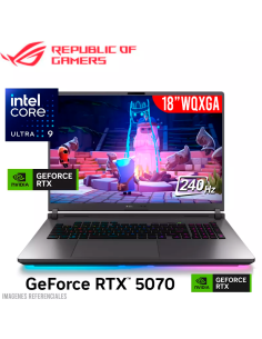 LAPTOP GAMER ASUS ROG STRIX G18 G815LP-IS96 ULTRA 9-275HX 32GB 1TB SSD GEFORCE RTX 5070 8GB 18 WQXGA 240HZ WINDOWS 11 PRO