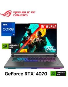 LAPTOP GAMER ASUS ROG STRIX G614JIR-AS94 I9-14900HX 16GB DDR5 1TB SSD RTX 4070 8GB 16 WQXGA 240HZ WINDOWS 11 PRO