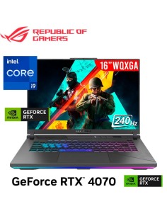 LAPTOP GAMER ASUS ROG STRIX G614JIR-AS94 I9-14900HX 16GB DDR5 1TB SSD RTX 4070 8GB 16 WQXGA 240HZ WINDOWS 11 PRO