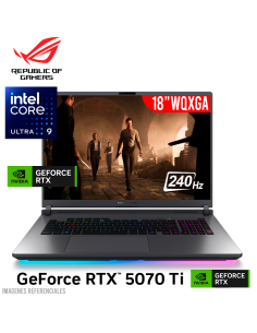 LAPTOP GAMER ASUS ROG STRIX G815LR-S9118W ULTRA 9-275HX 16GB 1TB SSD RTX 5070 TI 12GB 18 WQXGA 240HZ WINDOWS 11(90NR0LT1-M007A0)
