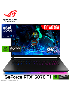 LAPTOP GAMER ASUS ROG STRIX G835LR-XS96 ULTRA 9-275HX 32GB 1TB SSD GEFORCE RTX 5070 TI 12GB 18 WQXGA 240HZ WINDOWS 11