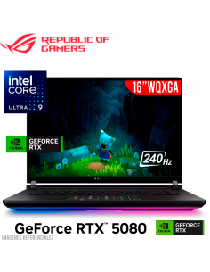 LAPTOP GAMER ASUS ROG STRIX SCAR G635LW-XS97 ULTRA 9-275HX 32GB 2TB SSD GEFORCE RTX 5080 16GB 16 WQXGA 240HZ WINDOWS 11 PRO