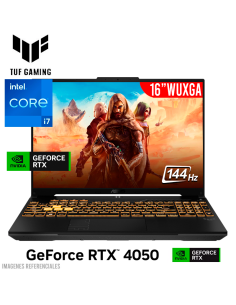 LAPTOP GAMER ASUS TUF FX607VU-RL091 I7-13620H 16GB 1TB SSD RTX4050 6GB 16" WUXGA FREEDOS (90NR0N06-M00A10)