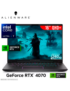 LAPTOP GAMER DELL ALIENWARE M16 R2 I.ULTRA 7-155H 16GB 1TB SSD GEFORCE RTX 4070 8GB 16 QHD WINDOWS 11 (RH2FJ)