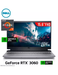 LAPTOP GAMER DELL G5 15 5525 RYZEN 7-6800H 16GB DDR5 512GB SSD GEFORCE RTX 3060 6GB 15.6 FHD WINDOWS 11 (0NVKM)