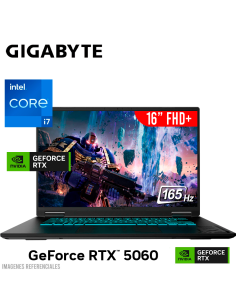 LAPTOP GAMER GIGABYTE A16 GA6H I7-13620H 32GB 1TB SSD GEFORCE RTX 5060 8GB 16 FHD+ 165HZ WINDOWS 11