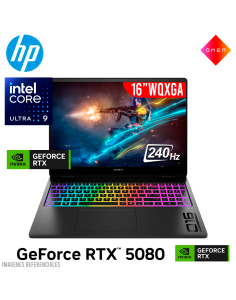 LAPTOP GAMER HP OMEN 16-AH0033DX ULTRA 9-275HX 32GB 1TB SSD GEFORCE RTX 5080 16GB 16 WQXGA 240HZ WINDOWS 11