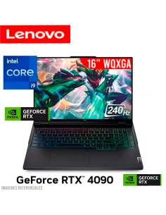 LAPTOP GAMER LENOVO I9-14900HX 32GB 1TB SSD GEFORCE RTX 4090 16GB 16 WQXGA 240HZ WINDOWS 11 (83DE0008US)