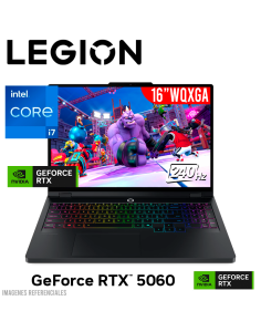 LAPTOP GAMER LENOVO LEGION PRO 16IRX10 I7-14650HX 16GB 1TB SSD GEFORCE RTX 5060 8GB 16 WQXGA 240HZ WINDOWS 11 (83NN0039US)