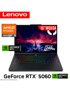 LAPTOP GAMER LENOVO LEGION PRO 5 16ADR10 RYZEN 9-8945HX 16GB 1TB SSD GEFORCE RTX 5060 8GB 16 WQXGA 240HZ WINDOWS 11 (83LT000EUS)