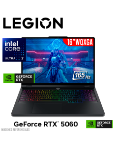 LAPTOP GAMER LENOVO LEGION PRO 5 16IAX10 ULTRA 7-255HX 16GB 1TB SSD GEFORCE RTX 5060 8GB 16 WQXGA OLED 165HZ W11 (83F30009US)