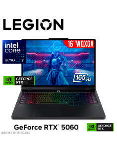 LAPTOP GAMER LENOVO LEGION PRO 5 16IAX10 ULTRA 7-255HX 16GB 1TB SSD GEFORCE RTX 5060 8GB 16 WQXGA OLED 165HZ W11 (83F30009US)