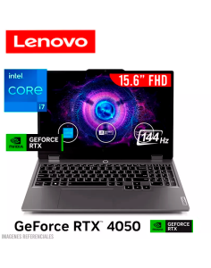 LAPTOP GAMER LENOVO LOQ 15IRX9 I7-13650HX 16GB DDR5 512GB SSD GEFORCE RTX 4050 6GB 15.6 FHD 144HZ FREEDOS (83DV00FKLM)