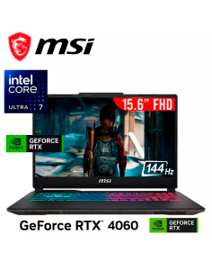 LAPTOP GAMER MSI CYBORG 15 A1VFK-210PE ULTRA 7-155H 16GB DDR5 512GB SSD GEFORCE RTX 4060 8GB 15.6 FHD 144HZ WINDOWS 11