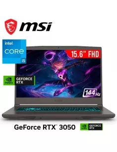 LAPTOP GAMER MSI THIN 15 B13UC-1000US I5-13420H 16GB 512GB SSD T. VIDEO RTX 3050 4GB 15.6 FHD 144HZ WINDOWS 11