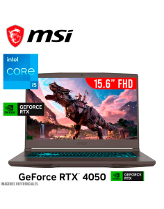 LAPTOP GAMER MSI THIN 15 B13VE-3023US I5-13420H 16GB 512GB SSD RTX 4050 15.6" FHD WINDOWS 11