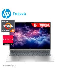 LAPTOP HP PROBOOK 465 G11 RYZEN 5-7535U 16GB DDR5 512GB SSD 16 WUXGA WINDOWS 11 PRO (A2CJ6LA)