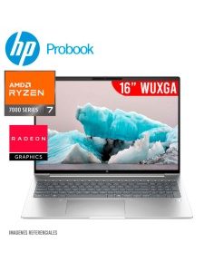 LAPTOP HP PROBOOK 465 G11 RYZEN 7-7735U 16GB DDR5 1TB SSD 16 WUXGA WINDOWS 11 PRO (A2CQ9LT)