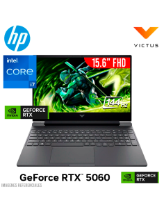 LAPTOP HP VICTUS 15-FA2787NR I7-13620H 16GB 512GB SSD GEFORCE RTX 5060 8GB 15.6 FHD 144HZ WINDOWS 11