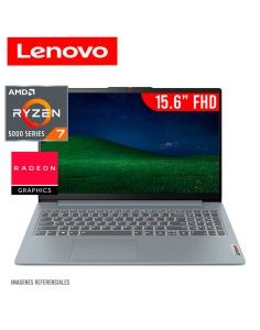 LAPTOP LENOVO IDEAPAD SLIM 3 15ABR8 RYZEN 7 5825U 16GB 512GB SSD 15.6" FHD WINDOWS 11 ( 82XM00S6LM )