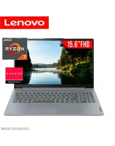 LAPTOP LENOVO IDEAPAD SLIM 3 15ABR8 RYZEN 7-5825U 16GB 512GB SSD 15.6" FHD FREEDOS ( 82XM00S6LM )