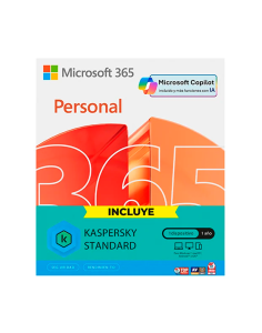 LICENCIA MICROSOFT 365 PERSONAL 12 MESES VIRTUAL (EP2-32316-TPK) 1PC OEM