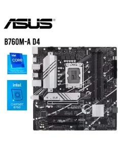 MAINBOARD ASUS PRIME B760M-A D4 (90MB1D00-M1EAY0) LGA 1700
