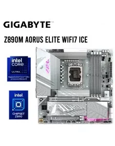 MAINBOARD GIGABYTE Z890M AORUS ELITE WIFI7 ICE (9MZ89ML7E-00-G11) LGA 1851