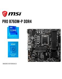 MAINBOARD MSI PRO B760M-P DDR4 ( 911-7E02-006 ) LGA 1700