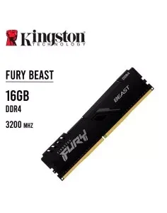 MEMORIA RAM KINGSTON 16GB/3200MHZ FURY BEAST ( KF432C16BB/16 ) DDR4
