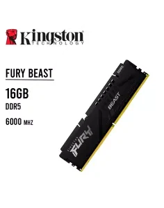 MEMORIA RAM KINGSTON 16GB/6000MHZ DDR5 FURY BEAST ( KF560C36BBE2-16 )