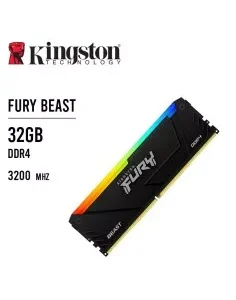 MEMORIA RAM KINGSTON 32GB/3200MHZ FURY BEAST DDR4 (KF432C16BB2A/32) LED-RGB