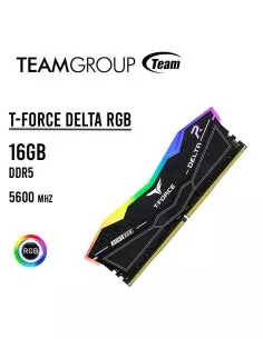 MEMORIA RAM TEAMGROUP 16GB/5600MHZ T-FORCE DELTA RGB ( FF3D516G5600HC36B01 ) BLACK | LED-RGB