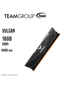 MEMORIA RAM TEAMGROUP 16GB/6400MHZ VULCAN DDR5 ( FLBD516G6400HC40B01) BLACK