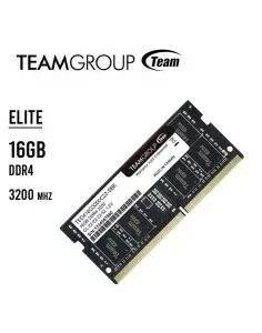 MEMORIA SODIMM TEAMGROUP 16GB/3200MHZ ELITE ( TED416G3200C22-SBK )