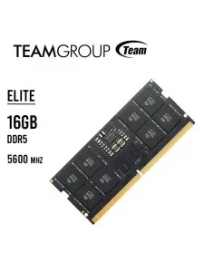MEMORIA SODIMM TEAMGROUP 16GB/5600MHZ DDR5 ELITE (TED516G5600C46A-S01)
