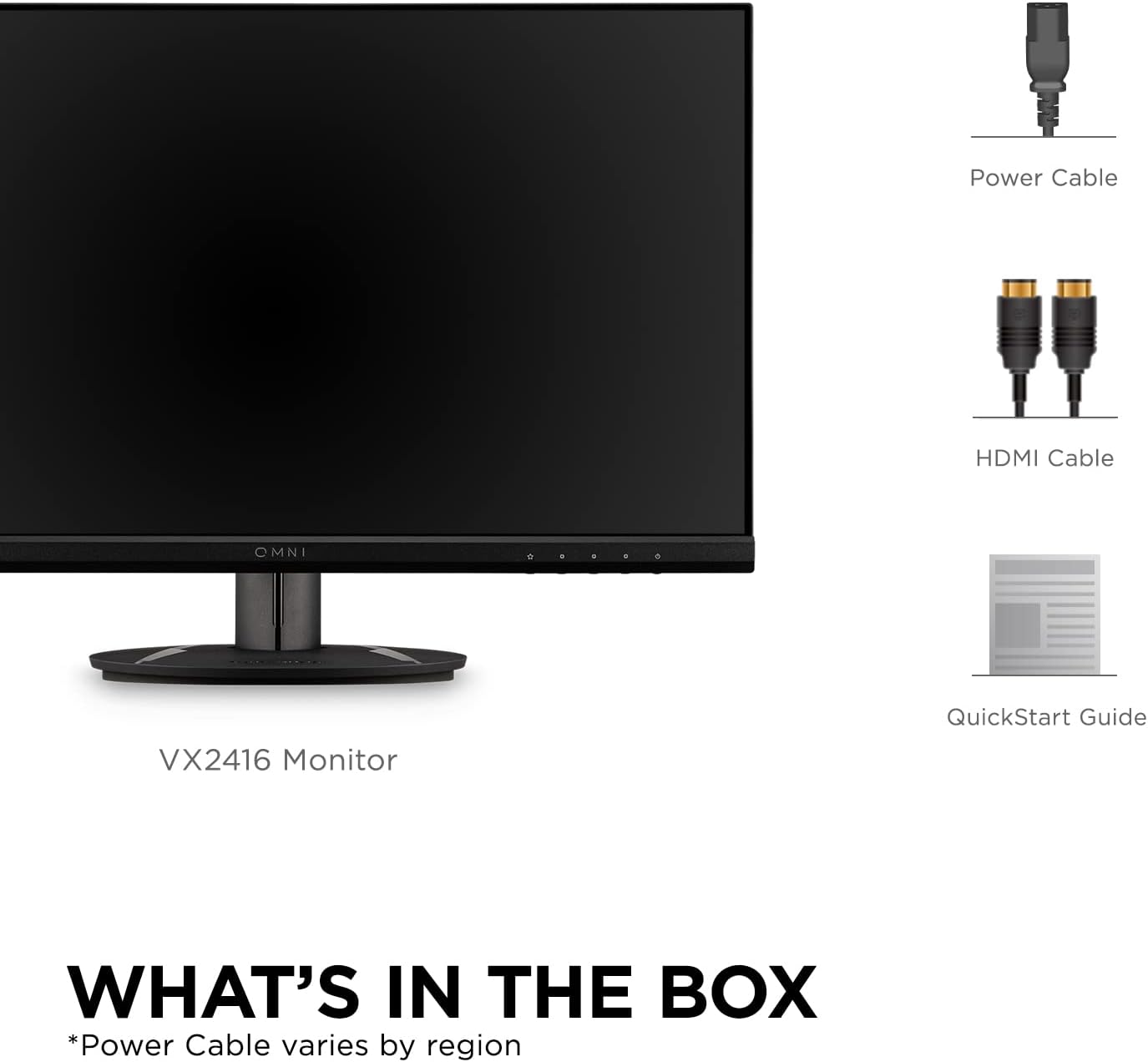 Monitor Gamer Viewsonic VX2416 24 IPS FHD 100Hz 1ms FreeSync | Dataplus