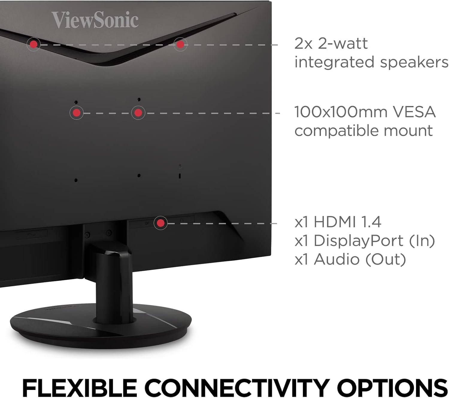 Monitor Gamer Viewsonic VX2416 24 IPS FHD 100Hz 1ms FreeSync | Dataplus