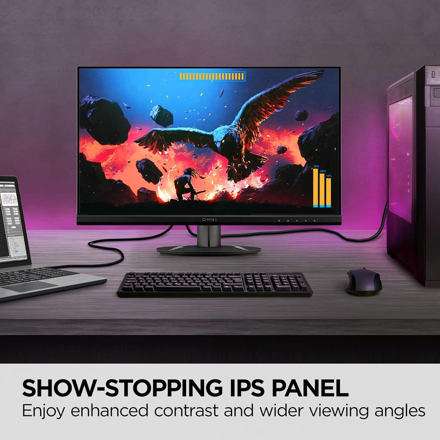 Monitor Gamer Viewsonic VX2416 24 IPS FHD 100Hz 1ms FreeSync | Dataplus