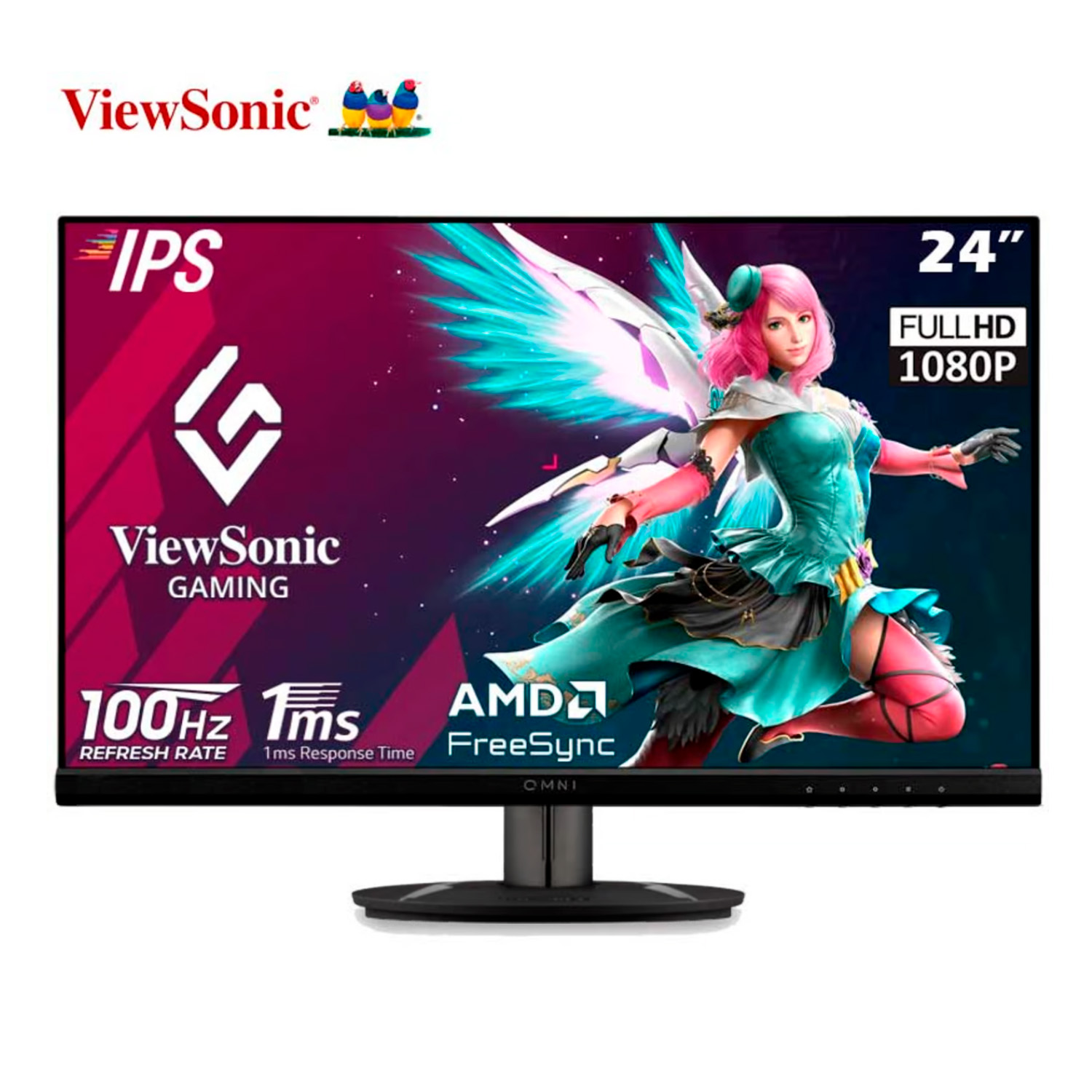 Monitor Gamer Viewsonic VX2416 24 IPS FHD 100Hz 1ms FreeSync | Dataplus